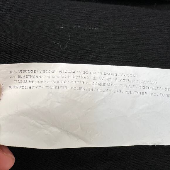 Vintage Joseph Ribkoff Satin Trim Hoodie Jacket Black - Picture 8 of 9